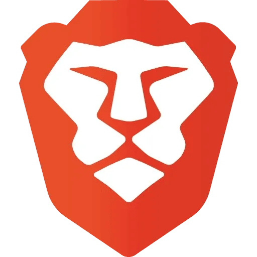 The orange and white Brave browser lion logo, aggressively roaring about decentralized privacy while secretly trying to sell you its own crypto token