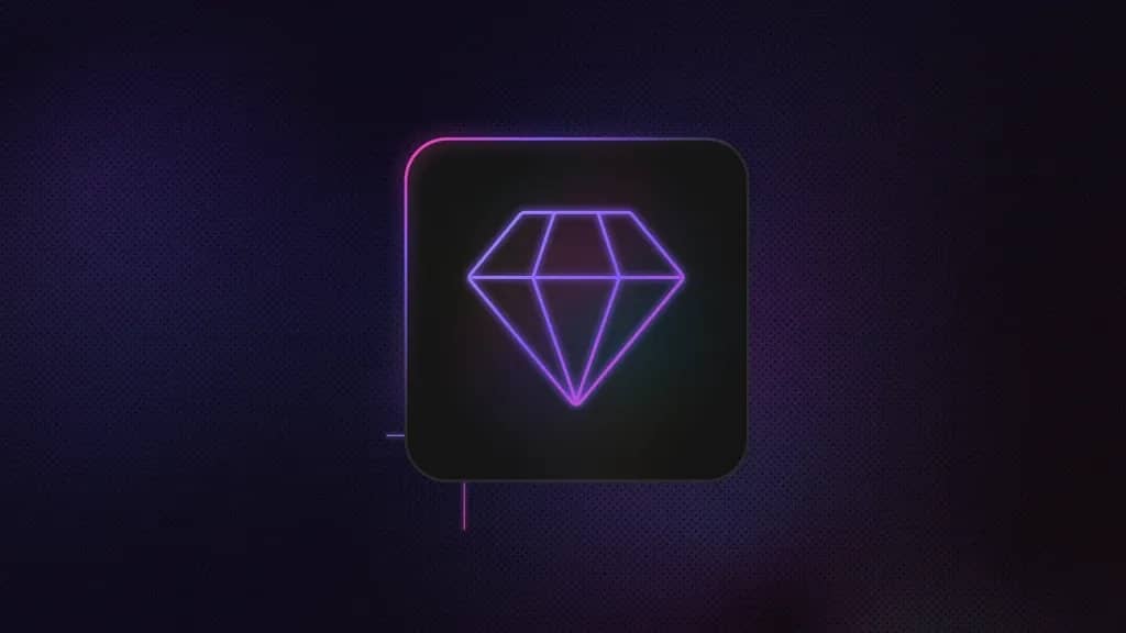Diamond in a squircle