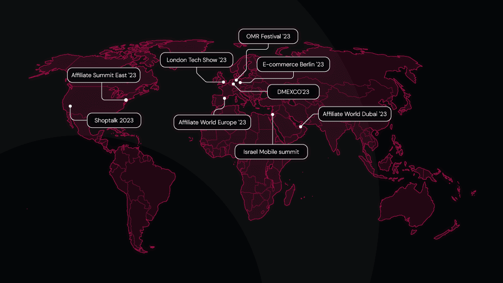 our team was busy traveling the world to attend industry events