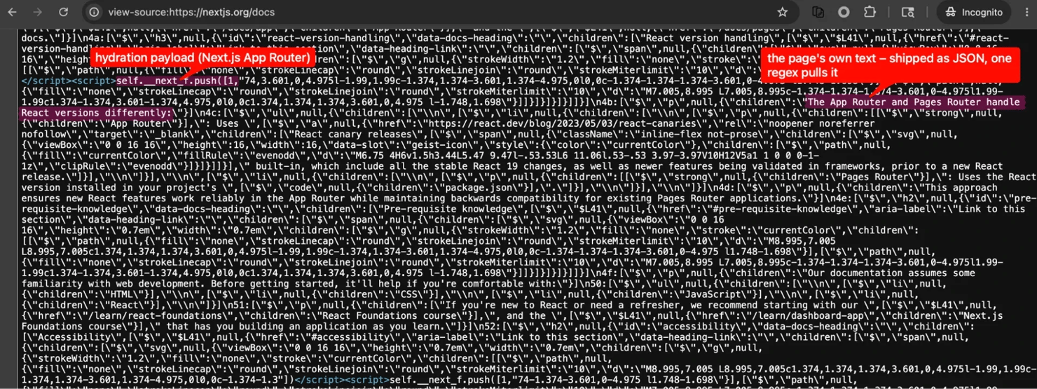 A Next.js App Router page