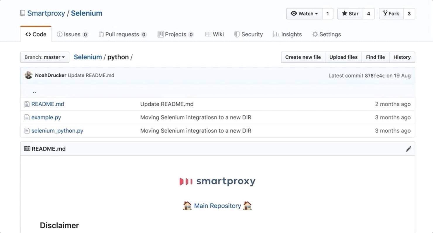 smartproxy selenium