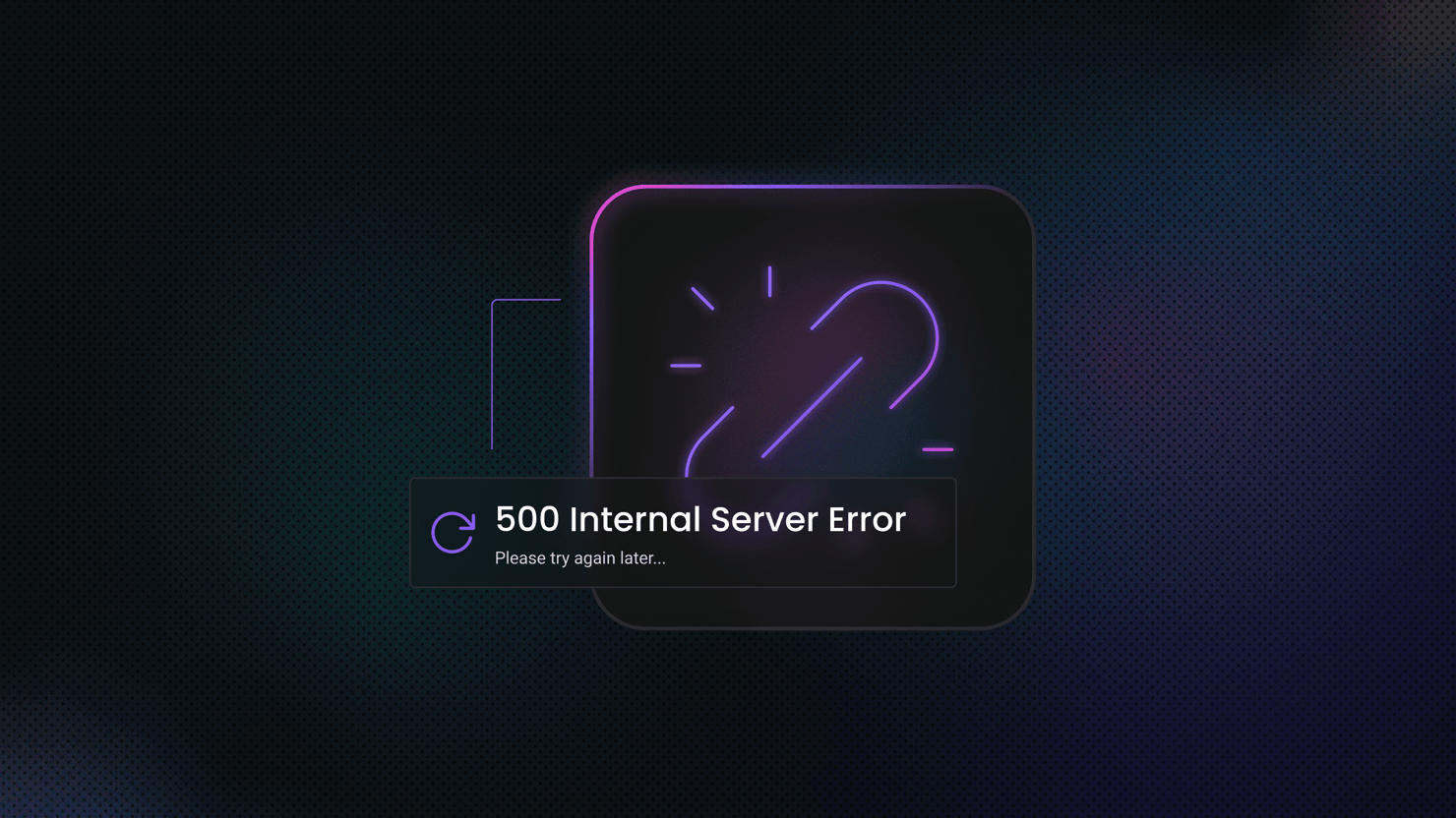 500 Internal Server Error