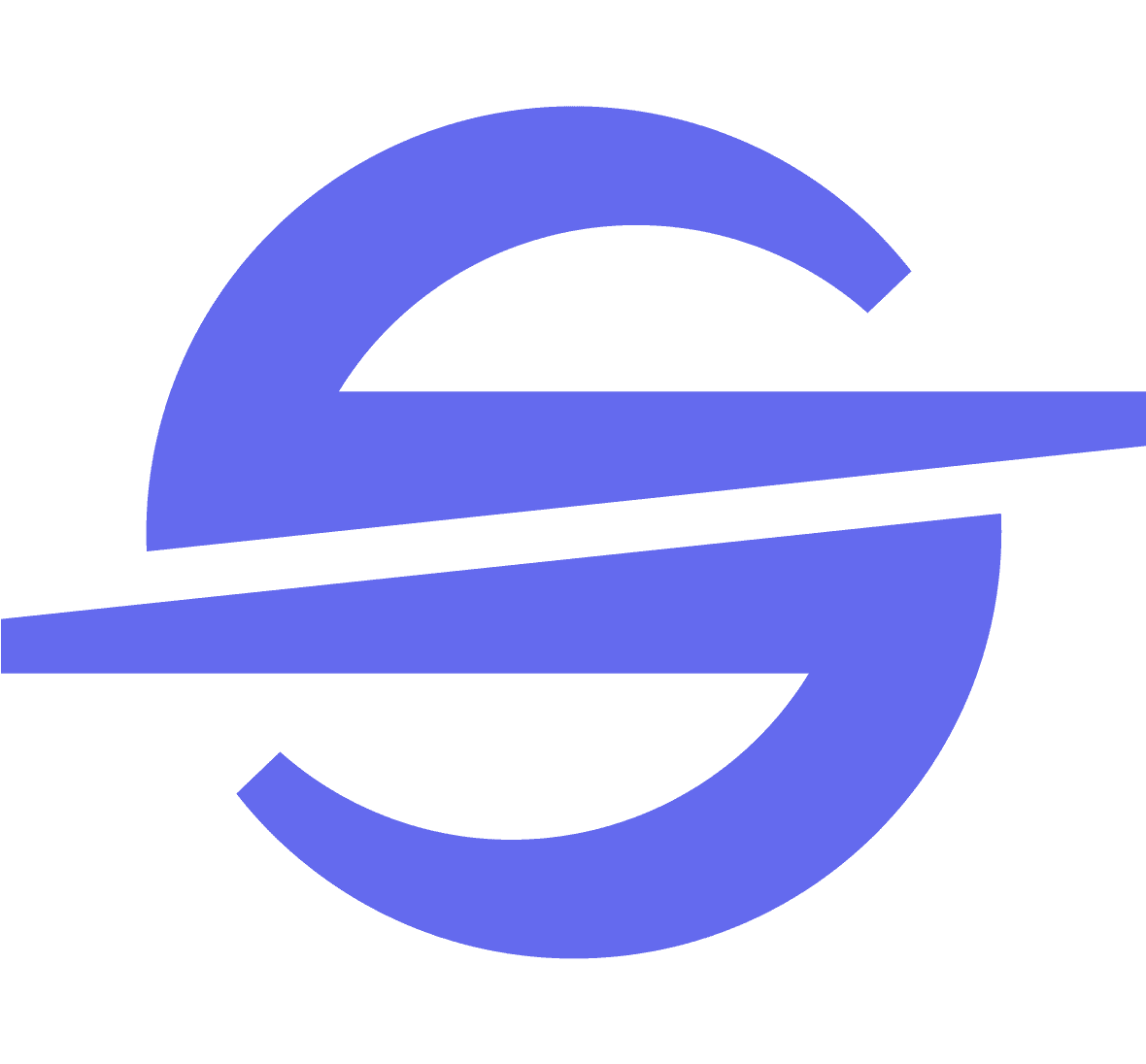 Decodo logo formed by a stylized purple S bisected by a diagonal bar on a white background