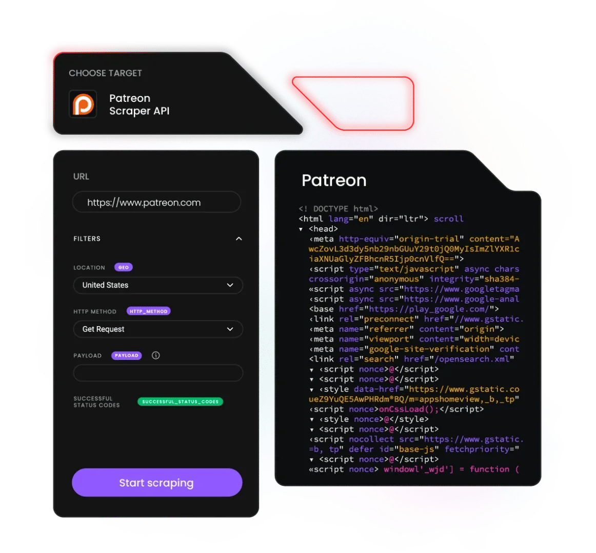 Patreon Scraper API