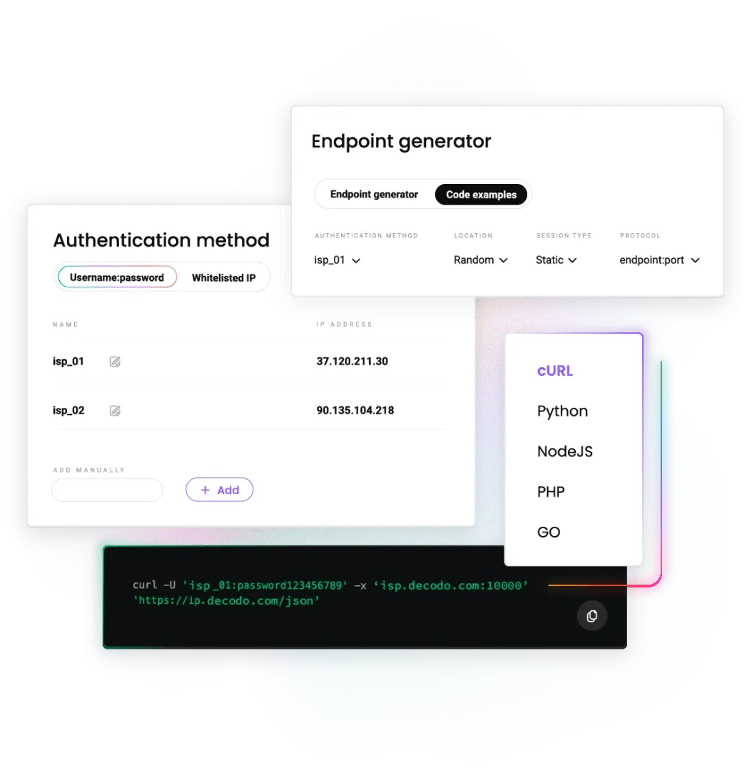 Static Residential Proxies from $0.27/IP – Decodo