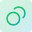 A smooth color gradient transitions from a vibrant green to a deep, calming blue.